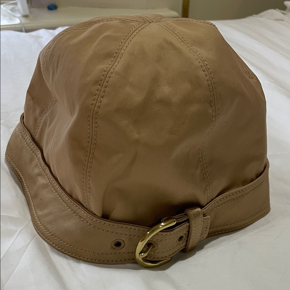 Coach women’s Tan Bucket Hat